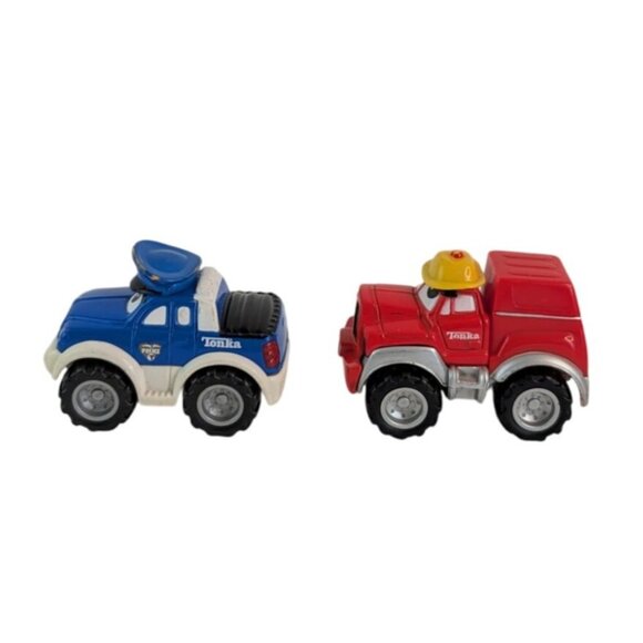 Maisto Tonka Lil Chuck & Friends Diecast Trucks Cars Lot of 5 Vintage - Picture 4 of 13